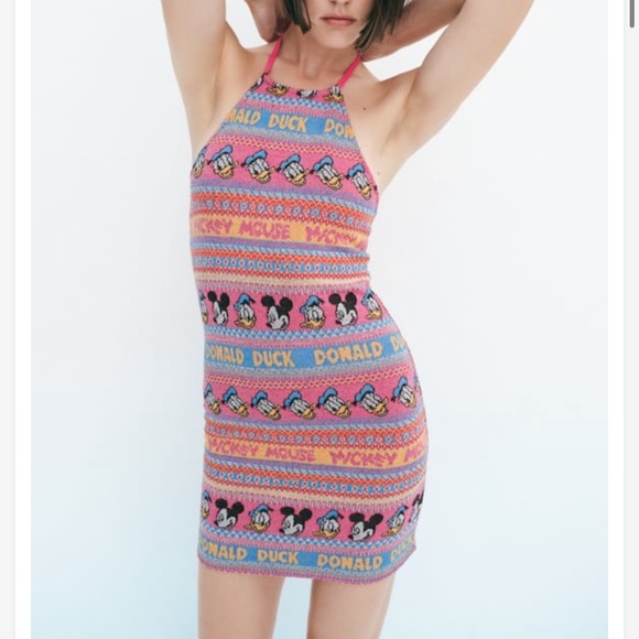 mickey dress zara